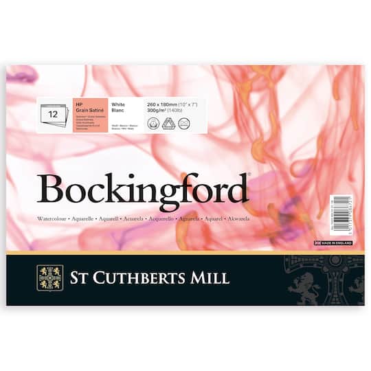 Bockingford® White Hot Pressed Glue Binding Watercolor Paper